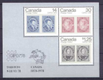 КАНАДА 1978г. SC# 756a БЛОК MNH OG VF / ФИЛАТЕЛИЯ