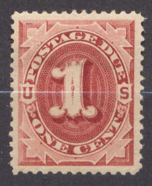 США 1891 г. • SC# J22 • 1 c. • служебный выпуск • MH OG VF ( кат.- $ 35 )