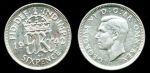 Великобритания 1942 г. • KM# 852 • 6 пенсов • Георг VI • регулярный выпуск • BU- ( кат. - $15 )