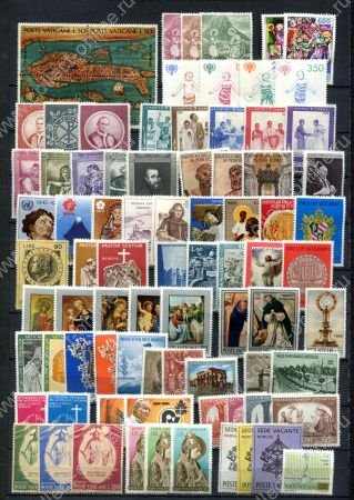 Ватикан • XX век • набор 80 разных марок • MNH OG VF