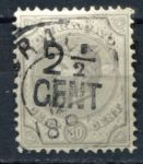 Нидерландские Антильские о-ва 1895 г. • Sc# 26 • 2½ на 30 c. • король Виллем III • надпечатка стандарт • Used VF