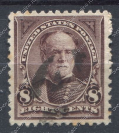 США 1894 г. • SC# 257 • 8 c. • Уильям Шерман • стандарт без в.з. • Used VF ( кат.- $ 15 )