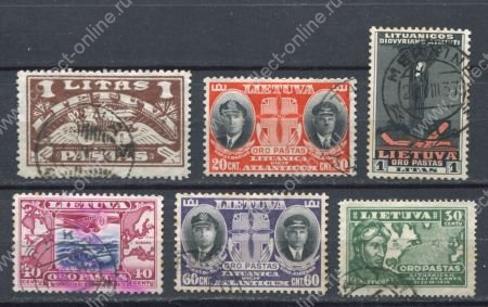 Литва 1919-1940 гг. • 32 разные, старые марки • Used F-VF