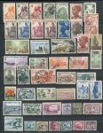 Французские колонии и территории XX век • лот 40+ разных старых марок • Used/MNG F-VF