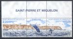 Сен-Пьер и Микелон 1988 г. • Mi# 567-568 • морские обитатели • полн. серия(сцепка) • MNG VF