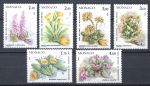 Монако 1985 г. • SC# 1466-1471 • 1.70 - 4.00 fr. • Экзотические цветы • полн. серия • MNH OG VF ( кат.- $ 11 )