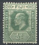 Фиджи 1906-1912 гг. • Gb# 118 • ½ d. • Эдуард VII • стандарт • MLH OG VF ( кат.- £ 12 )