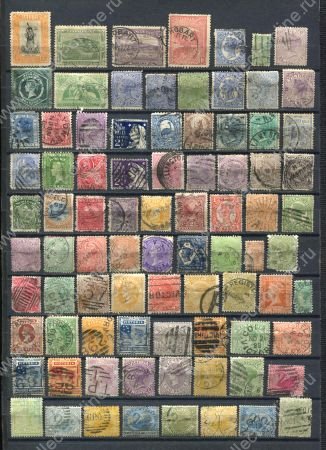Британские колонии в Австралии и Новая Зеландия • Виктория и Эдуард • 80+ марок • Used F-VF