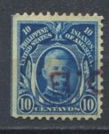 Филиппины 1917-1925 г. • SC# 294 • 10 c. • перевернутая надпечатка(ручная) "O.B." • официальная почта • MH OG VF