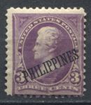 Филиппины 1899-1900 гг. • SC# 215 • 3 c. • надпечатка на стандарте США • стандарт • MH OG VF