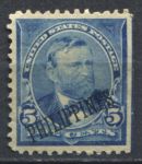 Филиппины 1899-1900 гг. • SC# 216 • 5 c. • надпечатка на стандарте США • стандарт • MNG VF