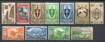 Французские колонии и территории XX век • лот 11 разных старых марок • MH OG VF