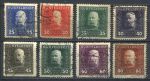 Австрия 1915-1917 гг. • Sc# M33..41 • 25..80 h. • Император Франц Иосиф (8 марок) • армейская почта • Used VF