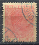Филиппины 1880-1888 гг. • SC# 86 • 12 4/8 c. • Альфонсо XII • стандарт • Used VF