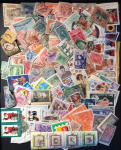 145 старых, разных марок из коробки • Used/Mint