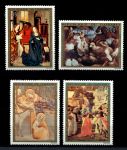 Дагомея 1973 г. • Mi# 544-547 • 35 - 200 fr. • Рождество, религиозная живопись • полн. серия • MNH OG VF
