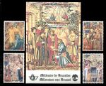 Бельгия 1979 г. • Mi# 1984-1987, Bl. 48 • 1000-летие основания Брюсселя • полн. сери + блок • MNH OG VF