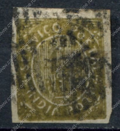 Португальская Индия 1883 г. • Sc# 170 • 4½ r. • б.з. • Used VF ®
