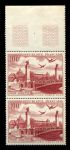 Франция 1949 г. • Mi# 856 • 1000 fr. • Архитектура Франции • Париж • авиапочта • пара • MNH OG XF+