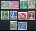 Западный Берлин 1956-1962 гг. • Mi# 140-149 • 1 - 40 pf. • архитектура • стандарт • 10 марок • MNH OG VF ( кат. - €17 )