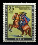 Западный Берлин 1956 г. • Mi# 158 • 25+10 пф. • День почтовой марки • MNH OG VF ( кат.- €4 )