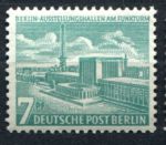 Западный Берлин 1954 г. • Mi# 121 • 7 pf. • Радиобашня • стандарт • MNH OG VF ( кат.- €8 )