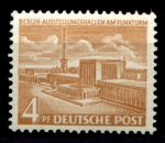 Западный Берлин 1953 г. • Mi# 112 • 4 pf. • Радиобашня • стандарт • MNH OG VF ( кат.- €6 )