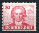 Западный Берлин 1949 г. • Mi# 62 • 20 pf. • 200 лет со дня рождения Гёте • MNH OG VF ( кат. - €150 )