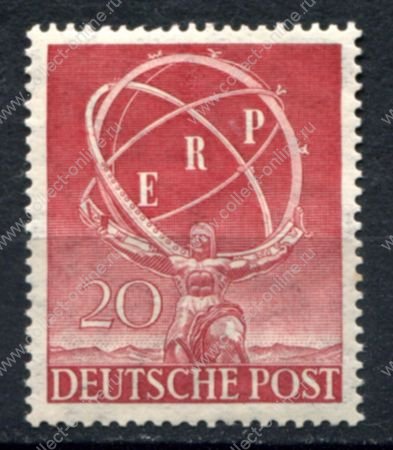 Западный Берлин 1950 г. • Mi# 71 • 20 pf. • план Маршалла • MH OG VF ( кат. - €50 ) 