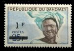 Дагомея 1965 г. • Mi# 264 • 1 на 25 fr. • надпечатка нов. номинала • MNH OG VF