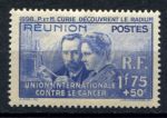Реюньон 1938 г. • Iv# 155 • Мария и Фредерик Кюри • MLH OG VF ( кат.- € 20 )
