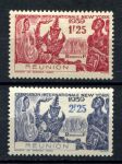 Реюньон 1939 г. • Iv# 156-157 • Международная выставка, Нью-Йорк • полн. серия • MH OG VF