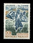 Мадагаскар 1973 г. • Mi# 681 • 50 fr. • день почтовой марки • MNH OG VF