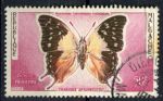 Мадагаскар 1960 г. • Mi# 457 • 50 fr. • Природа острова • бабочка • Used F-VF