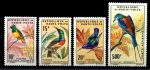 Буркина Фасо 1965 г. • Sc# 136-138,C20 • 10-500 fr. • Птицы • полн. серия • MNH OG VF