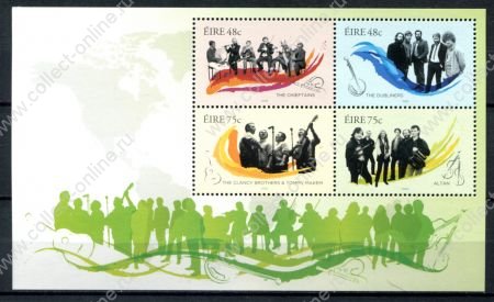 Ирландия 2006 г. • Mi# Block 62 • ирландские музыкальные группы • блок • MNH OG VF