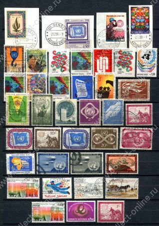 ООН 195х -198х гг. • подборка 39 разных марок • Used VF