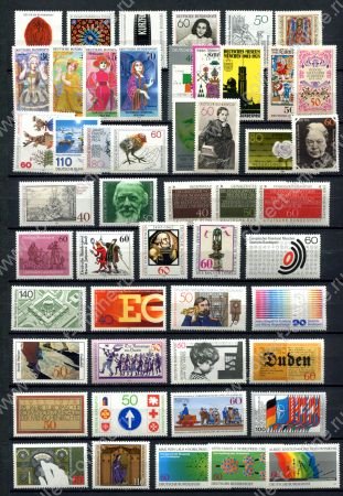 Германия • ФРГ 196х-198х гг. • подборка 50 разных марок • MLH OG VF