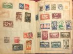 Коллекция 1090 старых, разных! марок (в основном, до 1945 г.) в старинном альбоме-тетради • 7 руб. за марку!