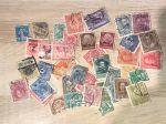 Коллекция 1090 старых, разных! марок (в основном, до 1945 г.) в старинном альбоме-тетради • 7 руб. за марку!