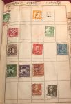 Коллекция 1090 старых, разных! марок (в основном, до 1945 г.) в старинном альбоме-тетради • 7 руб. за марку!