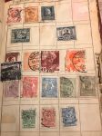 Коллекция 1090 старых, разных! марок (в основном, до 1945 г.) в старинном альбоме-тетради • 7 руб. за марку!