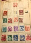 Коллекция 1090 старых, разных! марок (в основном, до 1945 г.) в старинном альбоме-тетради • 7 руб. за марку!