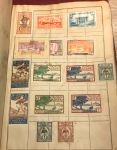 Коллекция 1090 старых, разных! марок (в основном, до 1945 г.) в старинном альбоме-тетради • 7 руб. за марку!