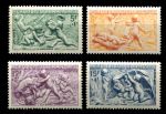 Франция 1949 г. • Iv# 859-862 • Времена года • полн. серия • MH OG VF ( кат. - €8 )