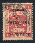 Палестина 1922 г. • Gb# 74 • 4 m. • Британский мандат Лиги Наций • Used VF