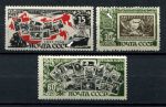 СССР 1946 г. • Сол# 1087K,1088K,1089 • 15 - 60 коп. • 25-летие первой советской марки • разновидности! • полн. серия • MLH OG VF