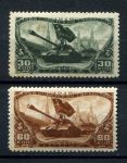 СССР 1946 г. • Сол# 1080-81 • 30 и 60 коп. • День танкиста • полн. серия • MNH OG F-VF