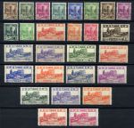 Тунис 1945-1949 гг. • Iv# 273..298 • 10 c. // 100 fr. • мечеть, амфитеатр • стандарт • 27 марок • MNH OG VF 