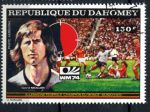 Дагомея 1974 г. • Mi# 607A • 150 fr. • Футбол, ЧМ-74 Мюнхен, Германия - чемпион • Used(ФГ) OG NH VF